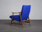 Scandinavian modern lounge chair Denmark, 1960s – rear three-quarter view
