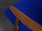 Scandinavian modern lounge chair Denmark, 1960s – wooden armrest detail