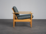 Scandinavian modern lounge chair from Denmark, 1970s, side view