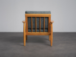 Scandinavian modern lounge chair from Denmark, 1970s, rear view