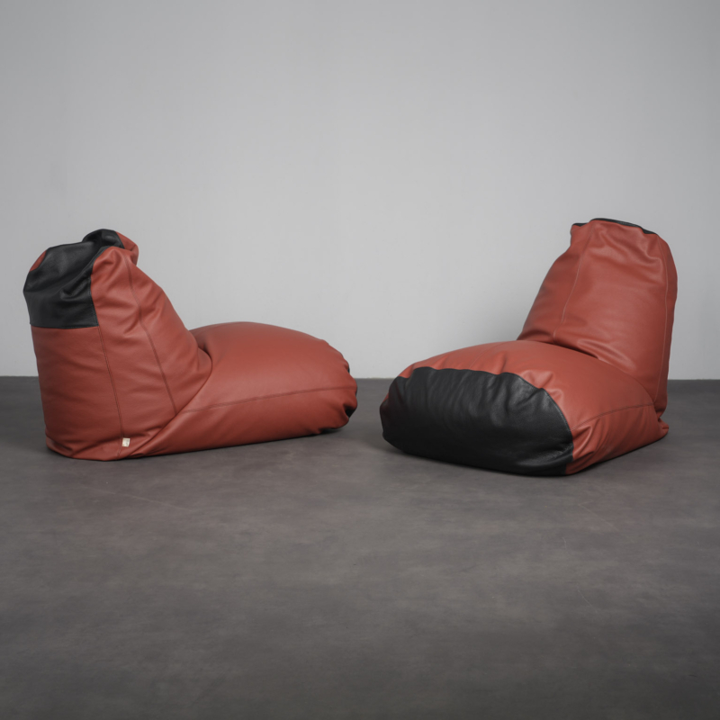 Boya Leather Lounge Chairs by Roderick Vos for Pode, Netherlands, 2016