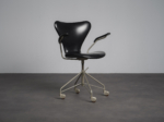 First Edition Arne Jacobsen Model 3217 Office Chair for Fritz Hansen, Denmark, 1950s