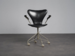 First Edition Arne Jacobsen Model 3217 Office Chair for Fritz Hansen, Denmark, 1950s