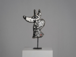 Playful Dog Sculpture by Petra Hartman, Netherlands, 2000s