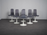 Set of 6 Space Age Tulip Chairs by Läsko Studioform, Germany, 1970s