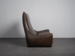 “The Rock” Leather 2-Seater Sofa by Gerard van den Berg for Montis, Netherlands, 1970s